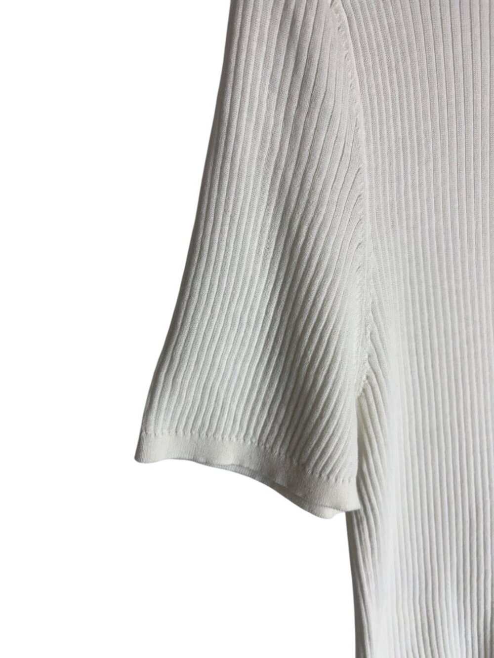 Nili Lotan Dorset Sweater Cotton Ivory-sz XL - Picture 4 of 8